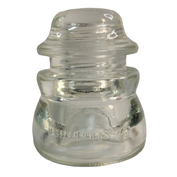 Hemingway No 45 Clear Glass Insulator Made In USA 43-50 - Picture 1 of 8